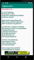 Tagpuan Lyrics imagem de tela 2