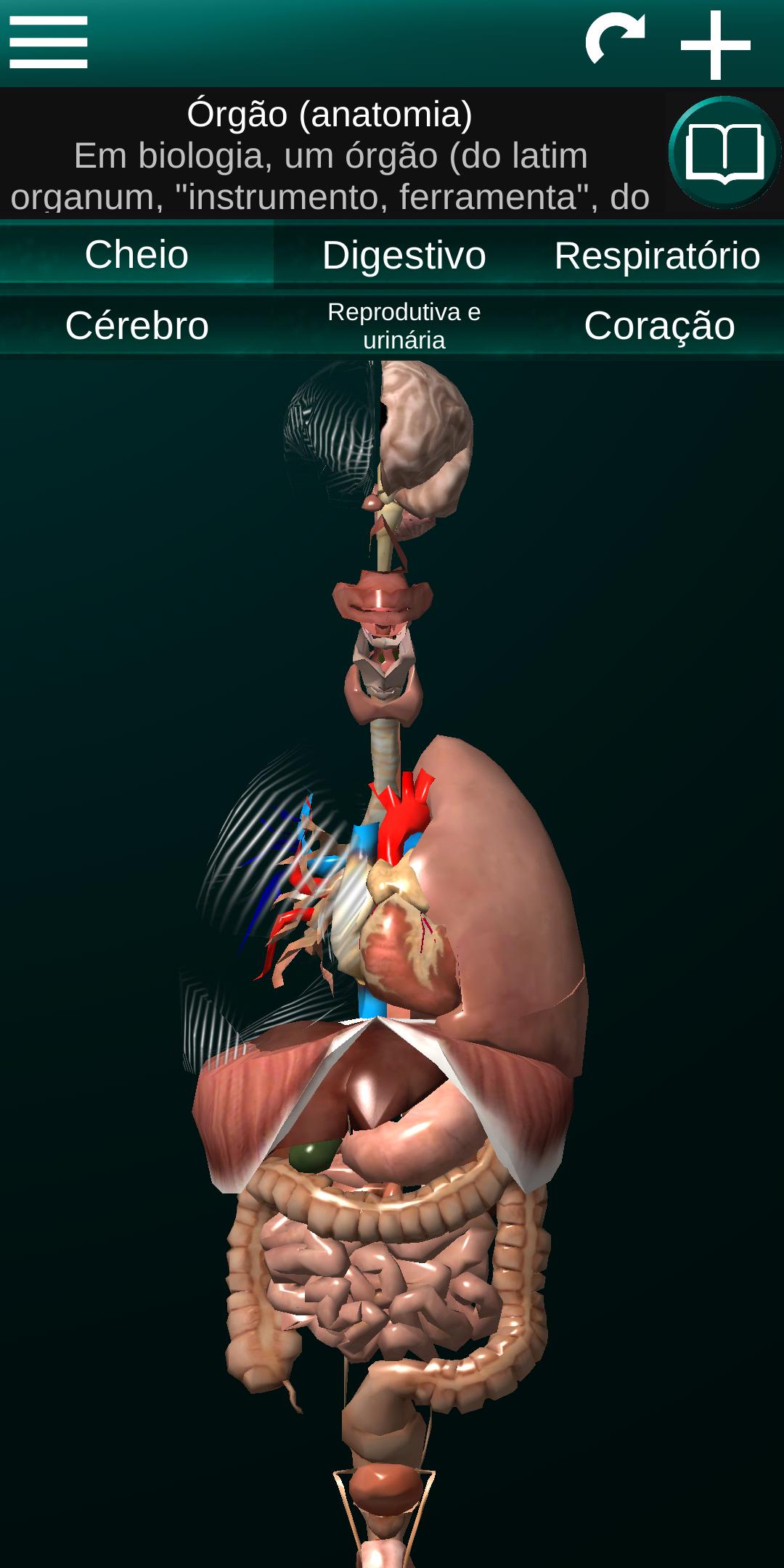 Órgãos Internos em 3D (Anatomia) para Android - APK Baixar