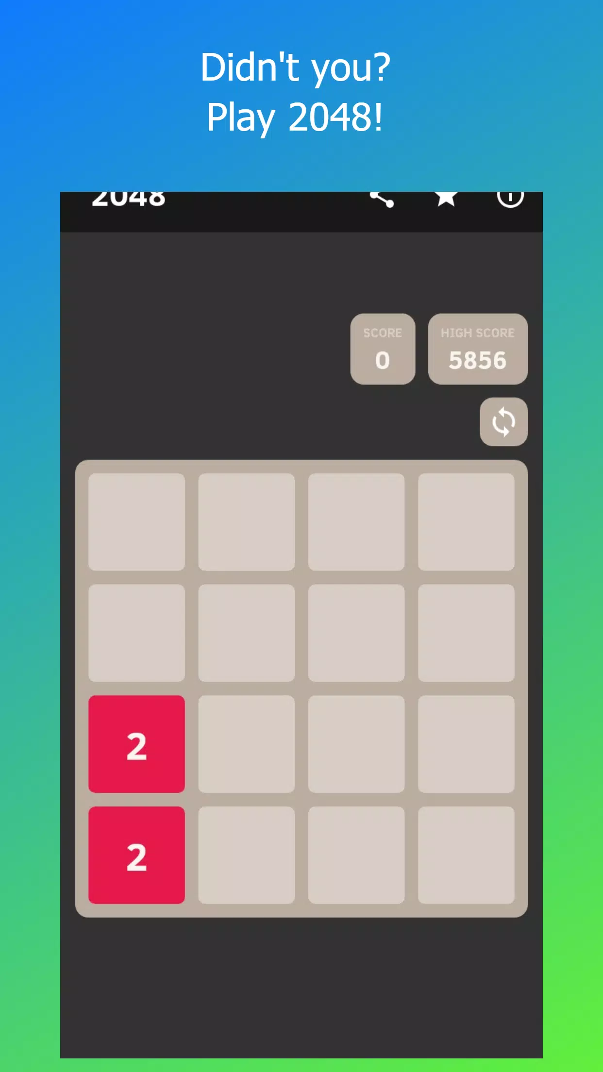 Скачать 2048 APK для Android - Последняя Версия