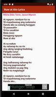 Ikaw At Ako Lyrics capture d'écran 1