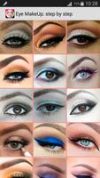 Eye Makeup Steps plakat