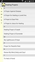 1 Schermata Healing Prayers