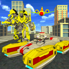 US Army Transformer Robot Battleground Game icône