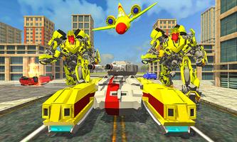 US Army Transformer Robot Battleground Game Affiche