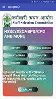 HTET GK APP HSSC GK APP CURRENT AFFAIRS  GK GURU poster