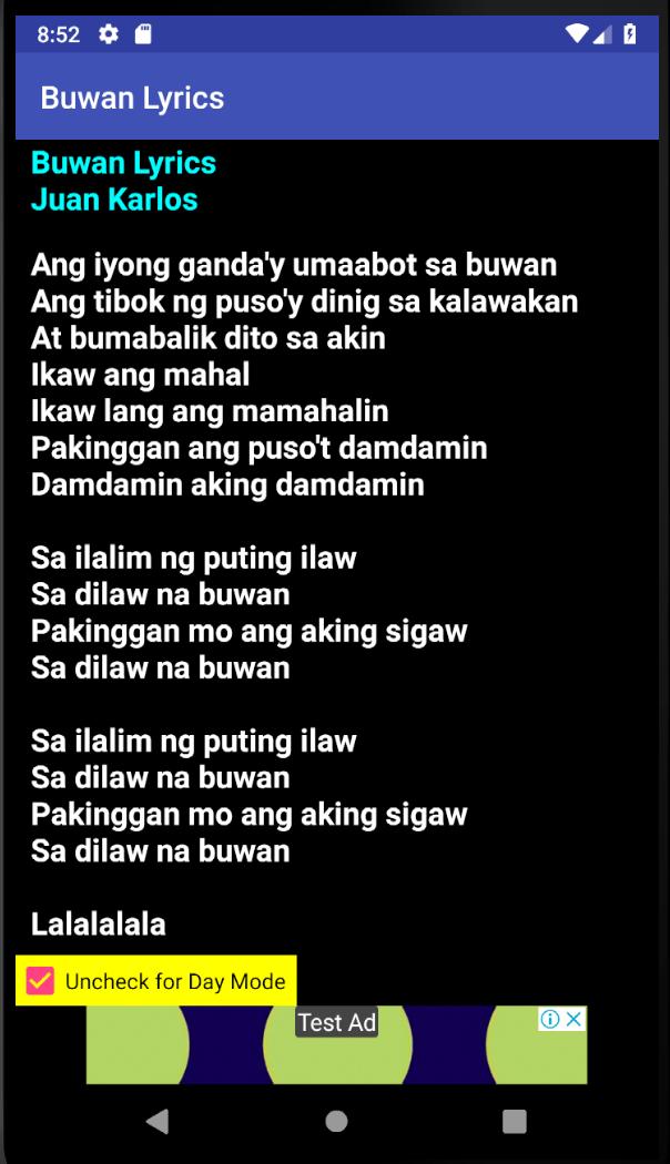 Buwan Lyrics for Android - APK Download