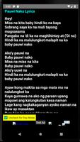 Pauwi Nako Lyrics penulis hantaran