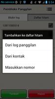 Pemblokir Panggilan syot layar 2