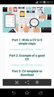 How to write a cv - In 9 steps постер