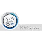 BatteryProgBar light UCCW Skin icon