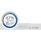BatteryProgBar light UCCW Skin icon