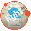 Infolicious light UCCW Skin APK