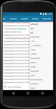 AndroIRC 截图 5