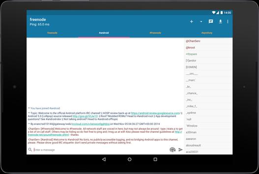 AndroIRC 截图 8