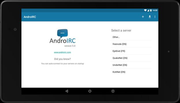 AndroIRC 截图 9
