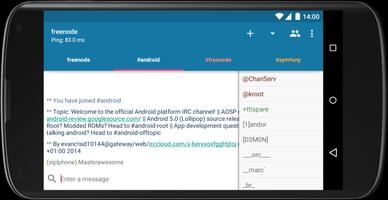 AndroIRC Screenshot 2