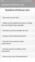 Questions d'entrevue Java poster