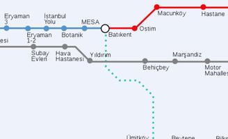 Ankara Metro Map syot layar 1