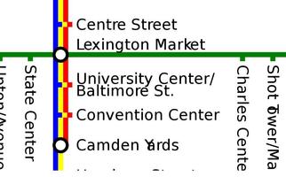 Baltimore Metro Map screenshot 1