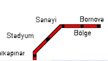 Izmir Metro Map 海报