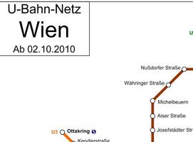 Vienna Metro Map ポスター
