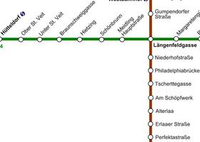 Vienna Metro Map スクリーンショット 1