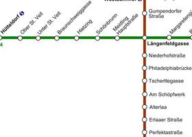 Vienna Metro Map capture d'écran 1