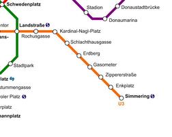 Vienna Metro Map capture d'écran 2