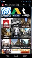 Milano shopping city guide الملصق