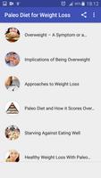 Paleo Diet for Weight Loss poster