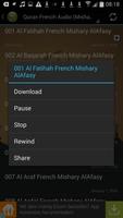 Coran MP3 en Arabe et Francais capture d'écran 3