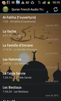 Coran MP3 en Arabe et Francais capture d'écran 1