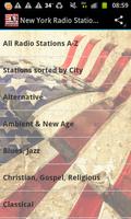 New York Radio Stations USA पोस्टर