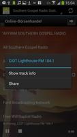 Southern Gospel Radio Stations capture d'écran 1