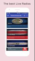 Central America Radio Stations Plakat