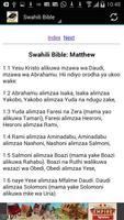 Swahili Bible Translation ภาพหน้าจอ 1