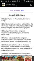 Swahili Bible Translation capture d'écran 2