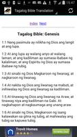 Tagalog Bible Translation capture d'écran 1