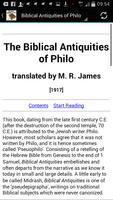 Biblical Antiquities of Philo screenshot 1