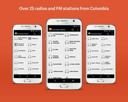 RADIOS COLOMBIA Poster