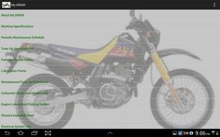 برنامه‌نما My DR650 عکس از صفحه