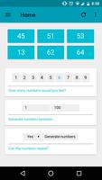 Lottery Numbers Generator Pro Affiche