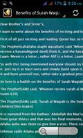 Surah Al Waqiah स्क्रीनशॉट 1