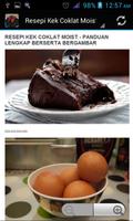 Resepi Kek Coklat Moist постер