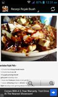 Resepi Rojak Buah capture d'écran 2