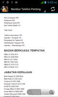 Nombor Kecemasan Malaysia Affiche