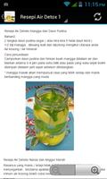 Resepi Detox Water poster