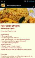 Poster Resepi Nasi Goreng