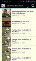 Ceramah Ustaz Haslin Baharin 海报