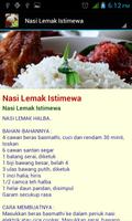 Resepi Nasi syot layar 1